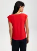 Cap Sleeve Ruffle Tee sold by Laura