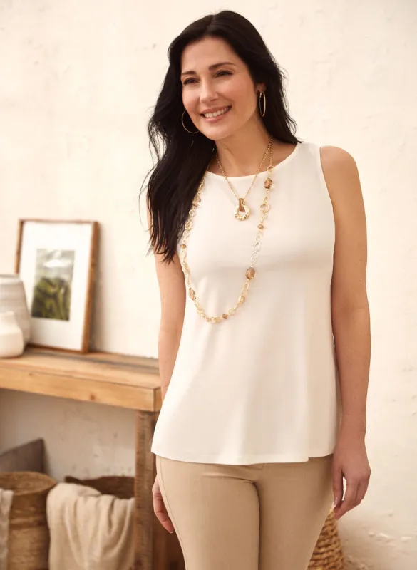 Sleeveless A-Line Top sold by Laura
