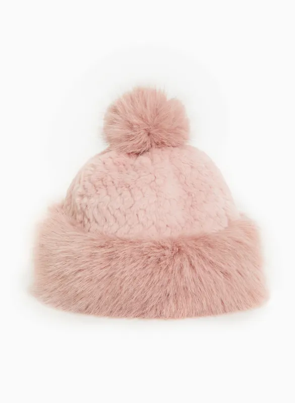 Removable Pompom Hat sold by Laura