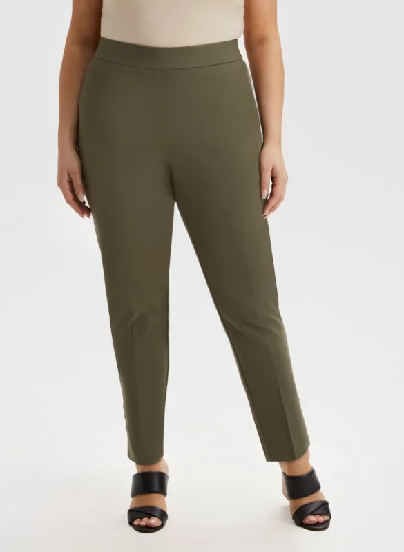 Slim Leg Pull-On Pants sold by Laura