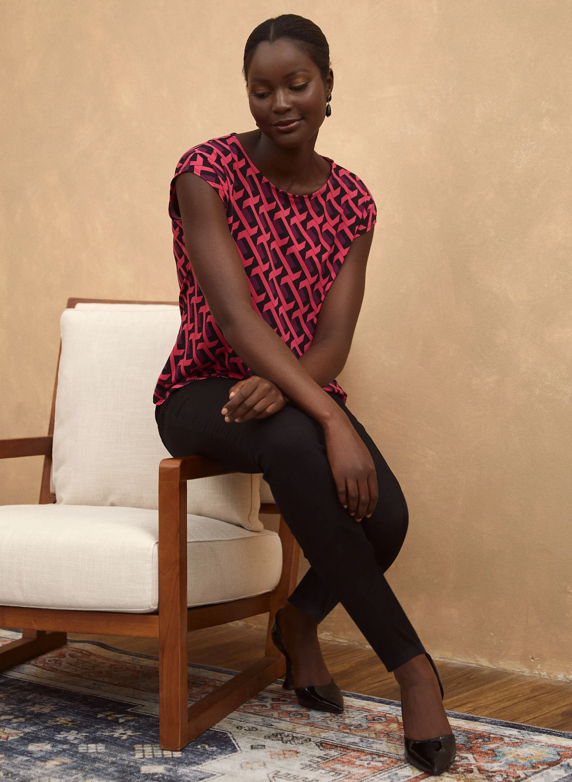 Geometric Print Top sold by Laura product image thumbnail 4