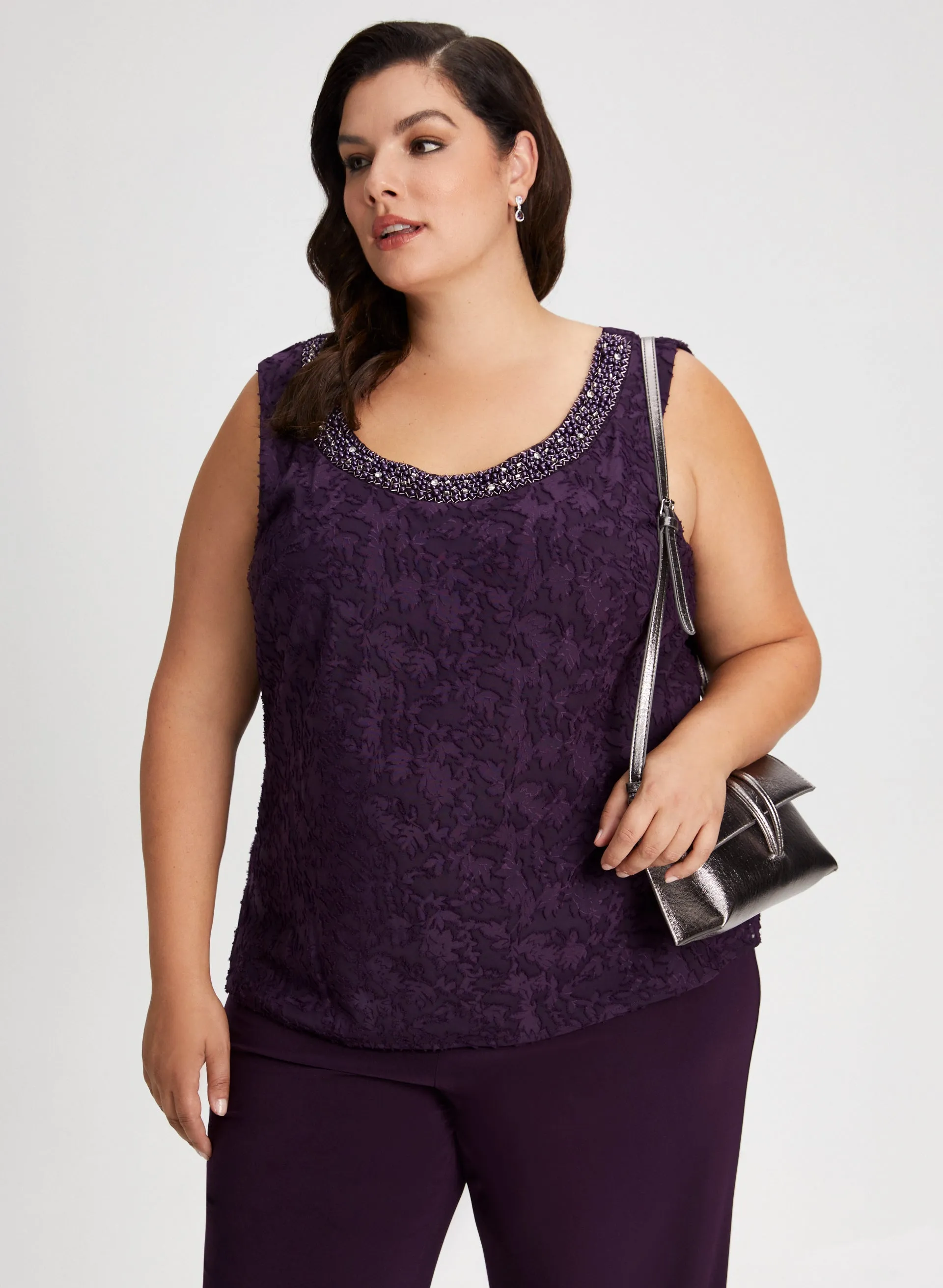 Embellished Lace Jacket, Cami & Pants Set sold by Laura product image thumbnail 5