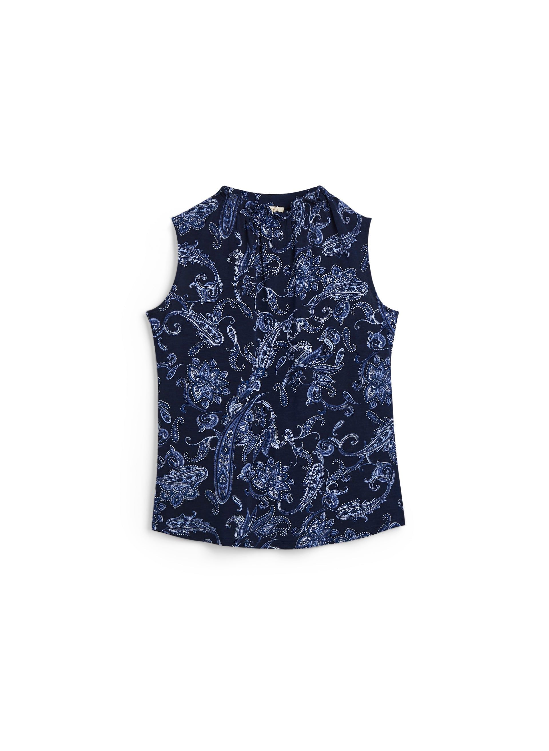 Paisley Print Sleeveless Top sold by Laura product image thumbnail 5