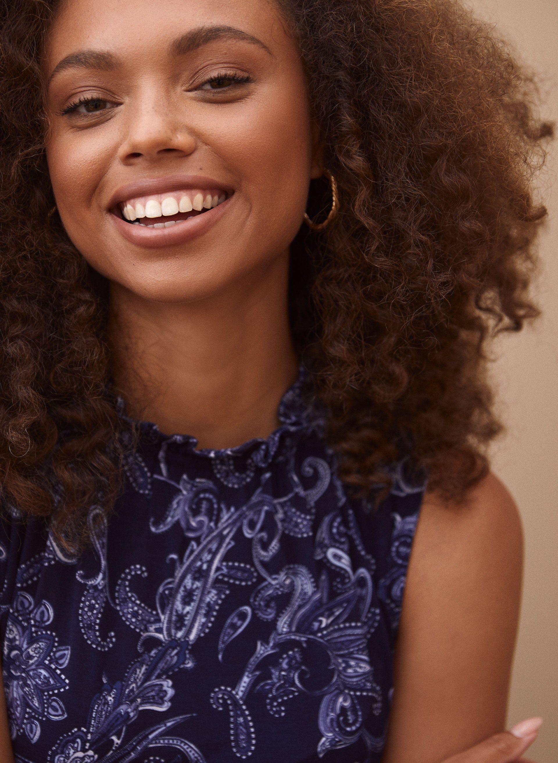 Paisley Print Sleeveless Top sold by Laura product image thumbnail 2