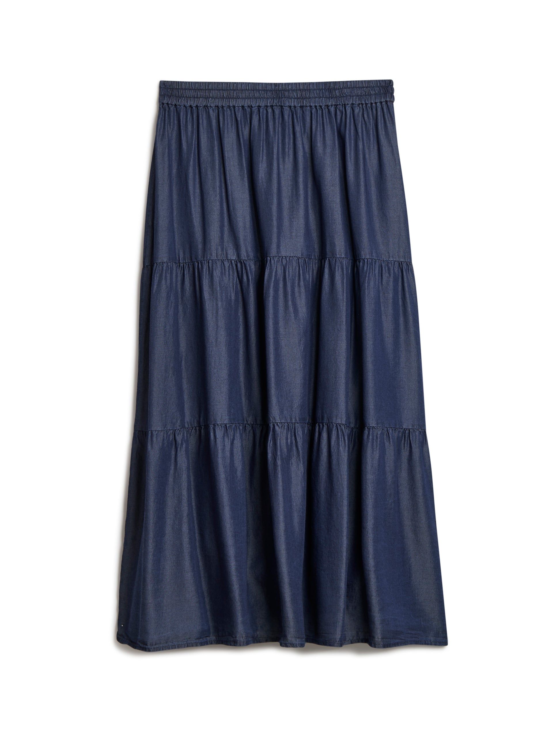Tiered Tencel Maxi Skirt sold by Laura product image thumbnail 5