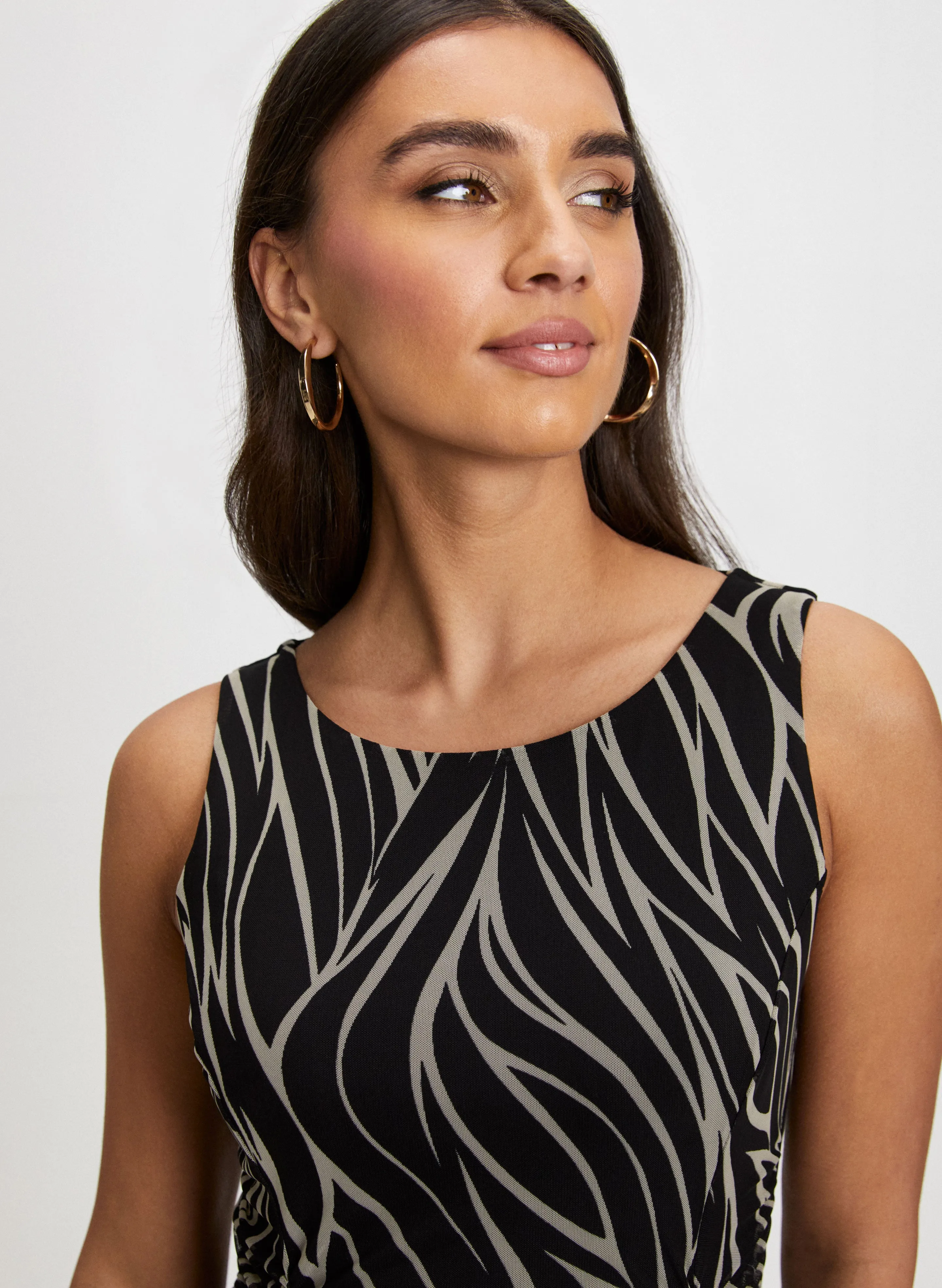 Zebra Print Sleeveless Top sold by Laura product image thumbnail 2