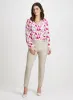 Geometric Motif Blouse & Slim Leg Pants sold by Laura