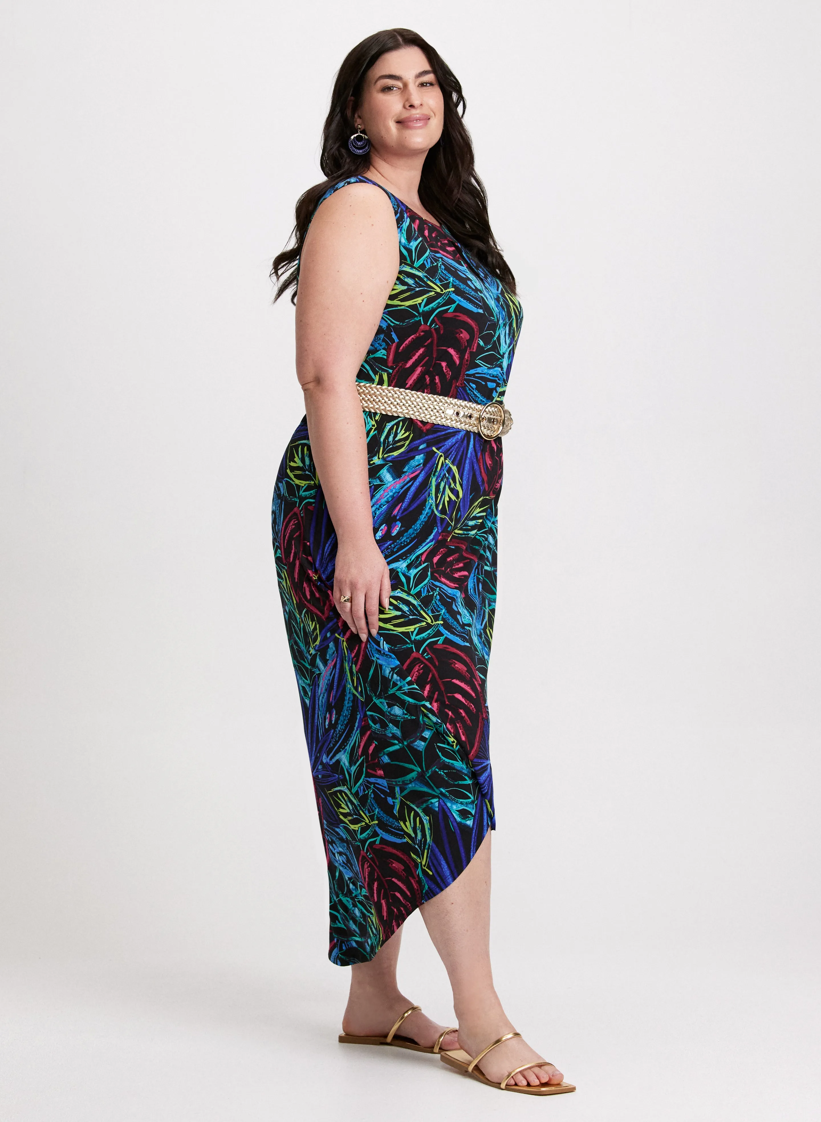 Leaf Print Maxi Dress sold by Laura product image thumbnail 2