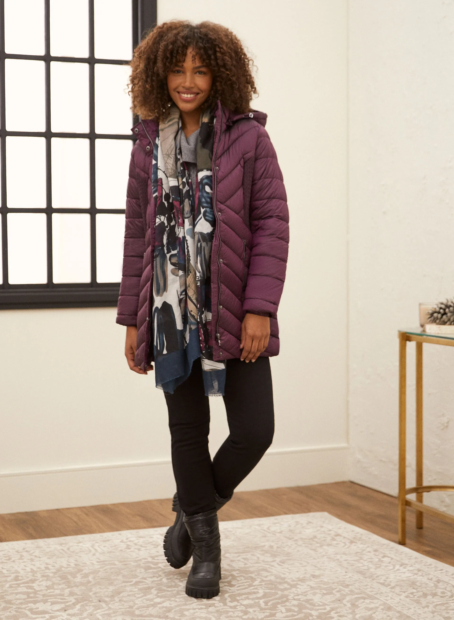Vegan Down Quilted Coat sold by Laura product image thumbnail 3
