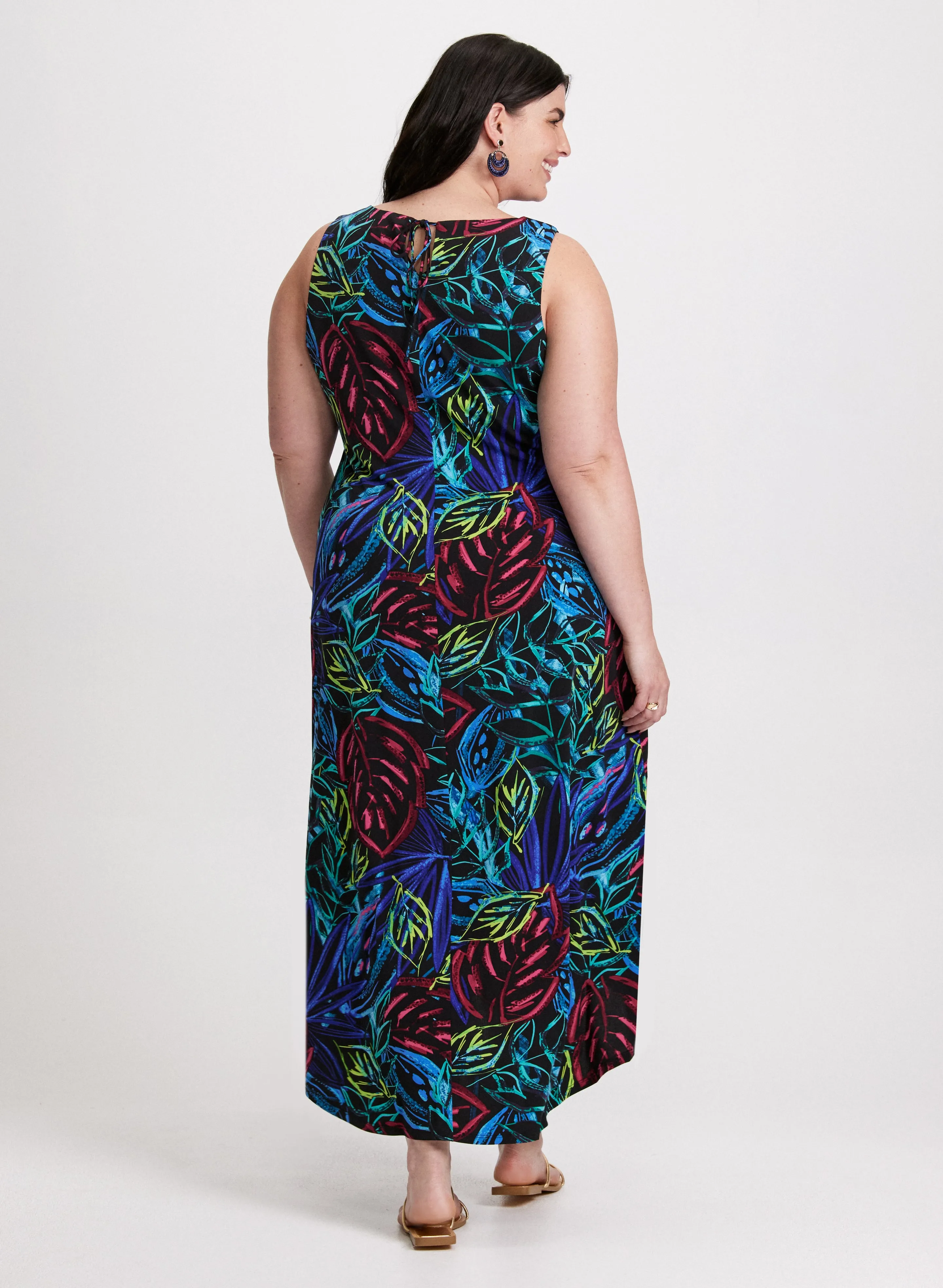 Leaf Print Maxi Dress sold by Laura product image thumbnail 3