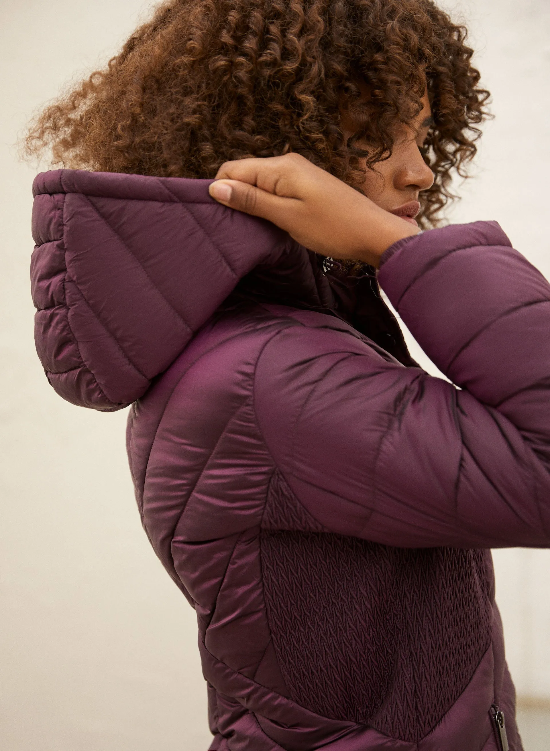 Vegan Down Quilted Coat sold by Laura product image thumbnail 4
