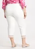 Lace Hem Pull-On Ankle Pants sold by Laura