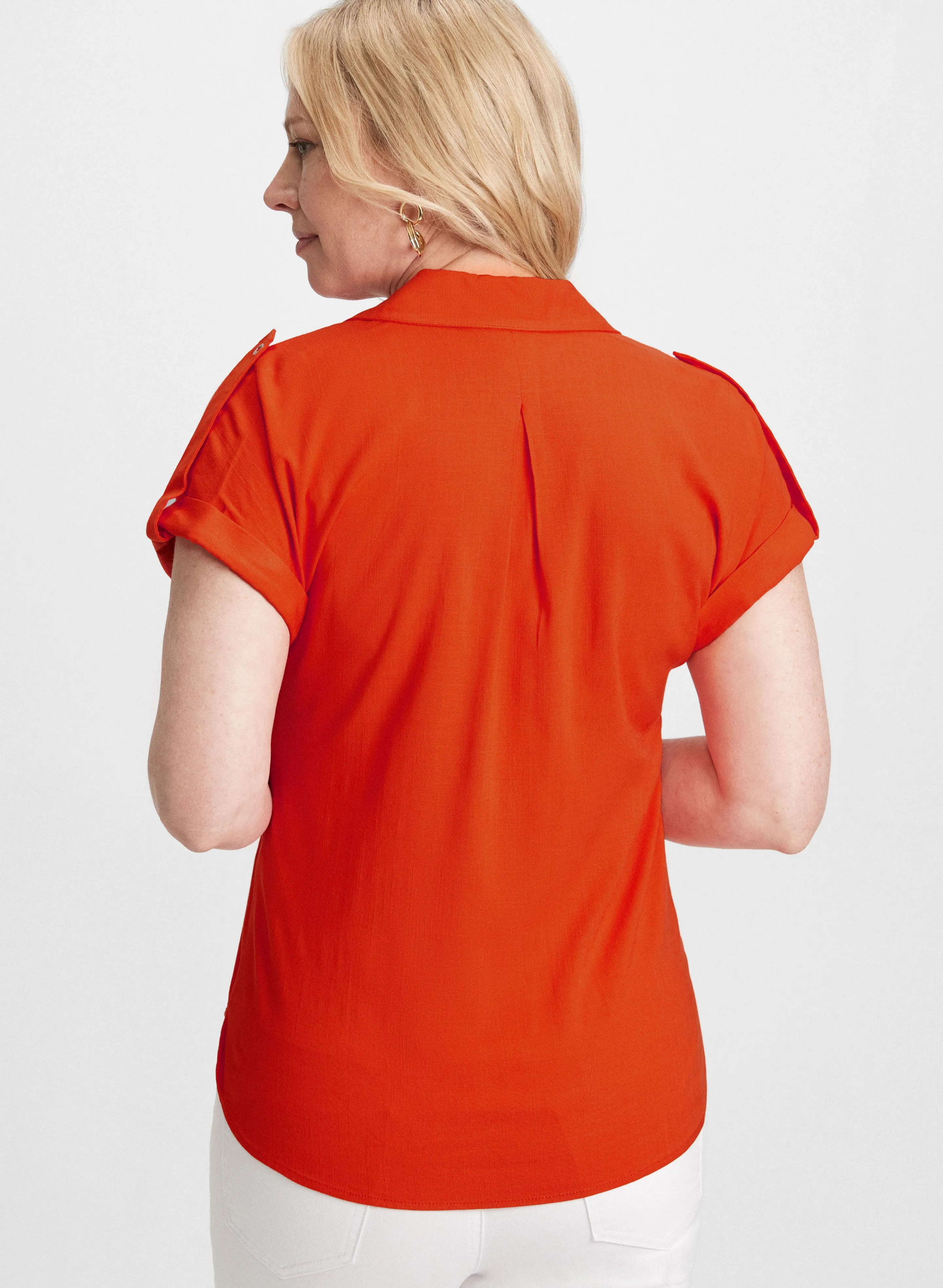 Tie Detail Button Down Blouse sold by Laura product image thumbnail 4