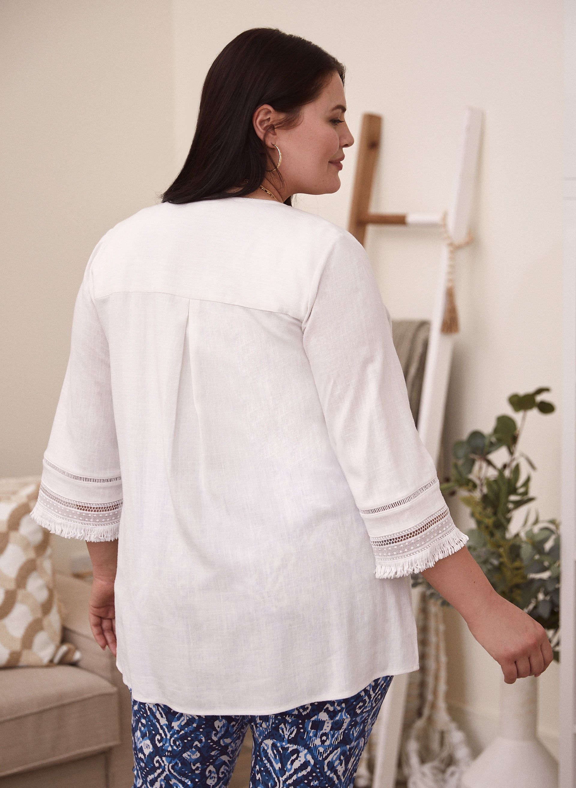 Fringe Detail Top sold by Laura product image thumbnail 2