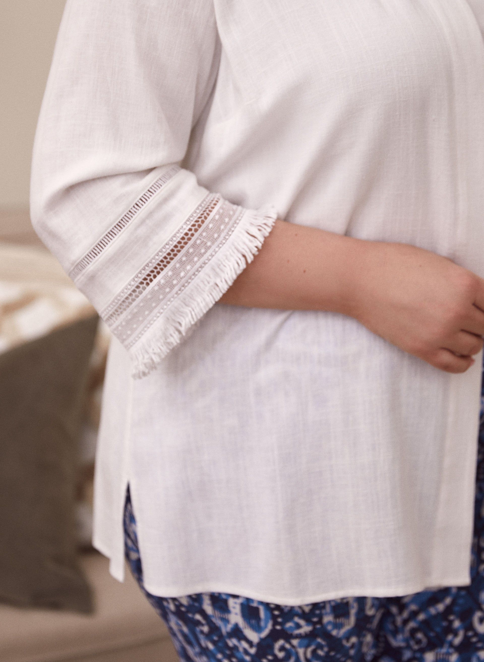 Fringe Detail Top sold by Laura product image thumbnail 4