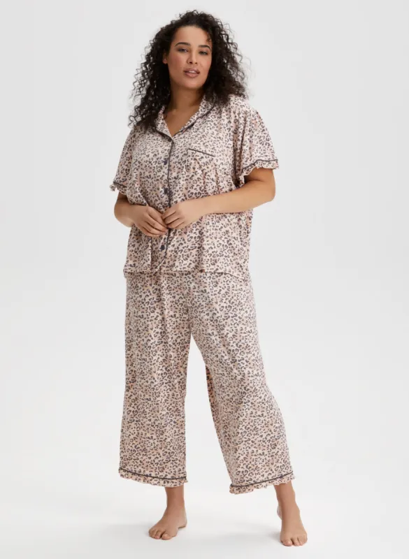 Animal Print Pyjama Set sold by Laura