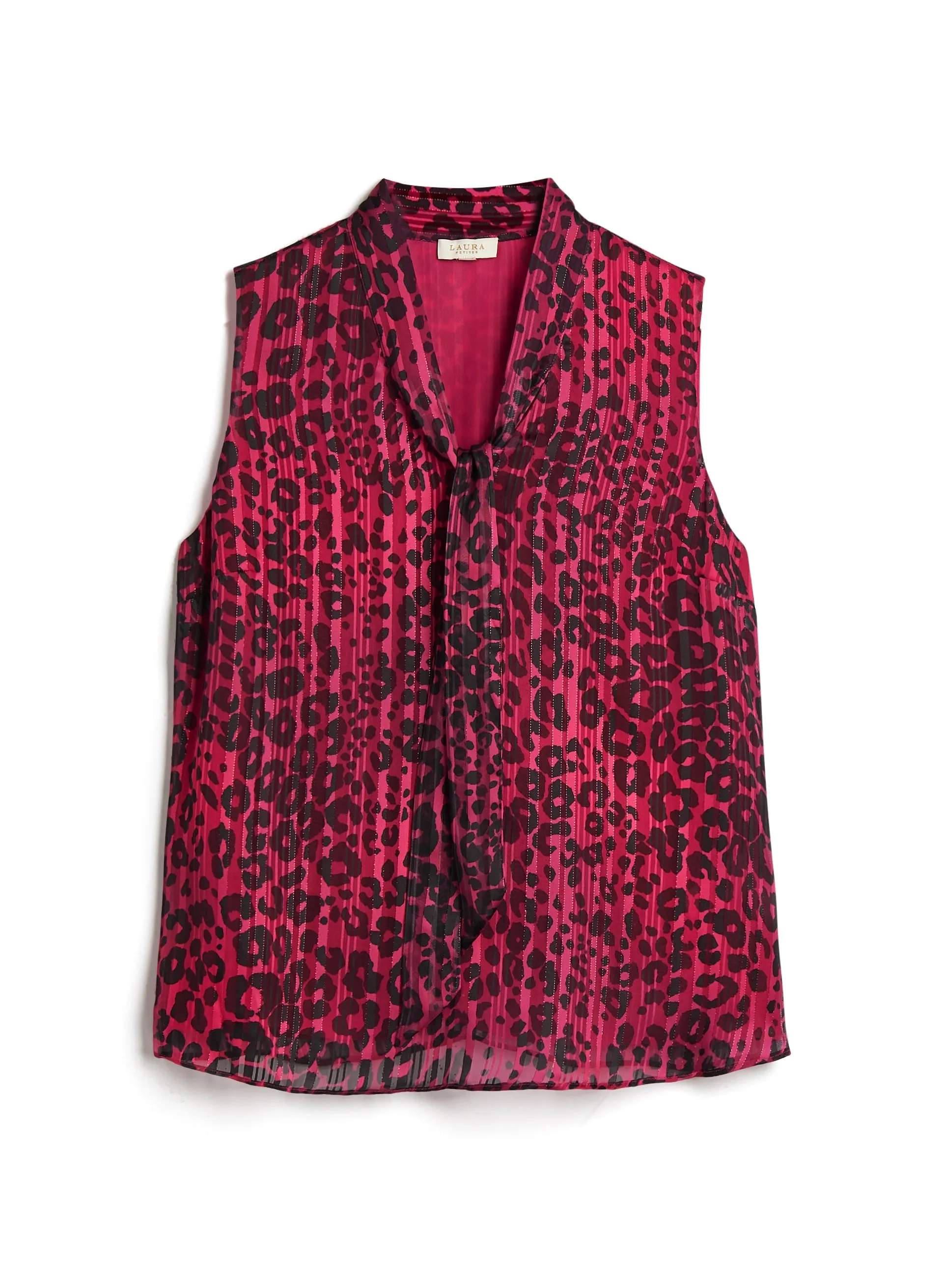 Animal Print Sleeveless Blouse sold by Laura product image thumbnail 5