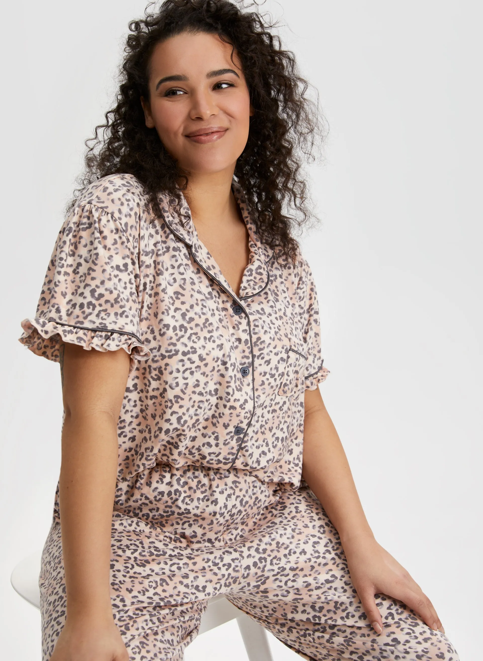 Animal Print Pyjama Set sold by Laura product image thumbnail 3