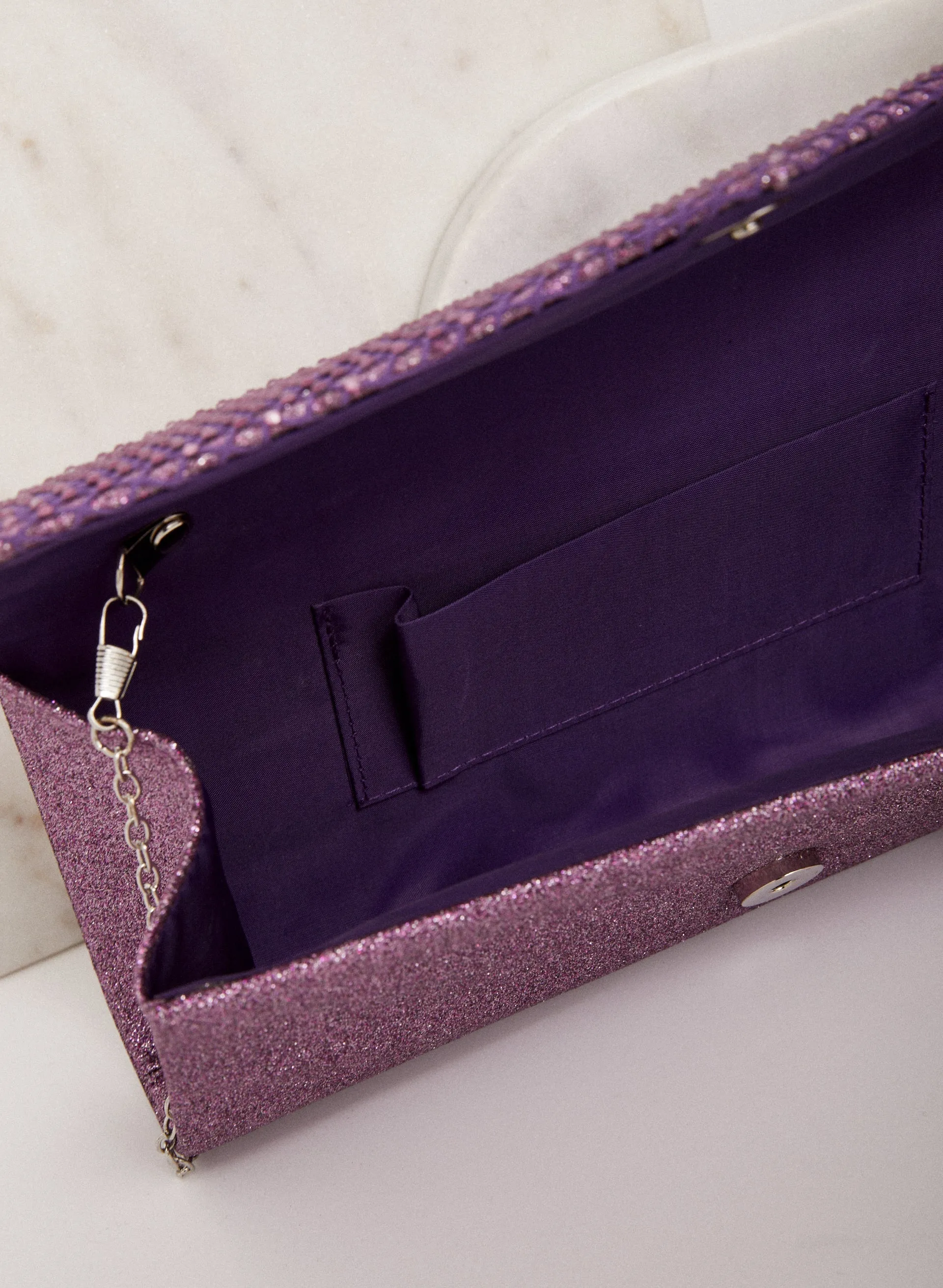 Rhinestone Detail Evening Clutch sold by Laura product image thumbnail 3