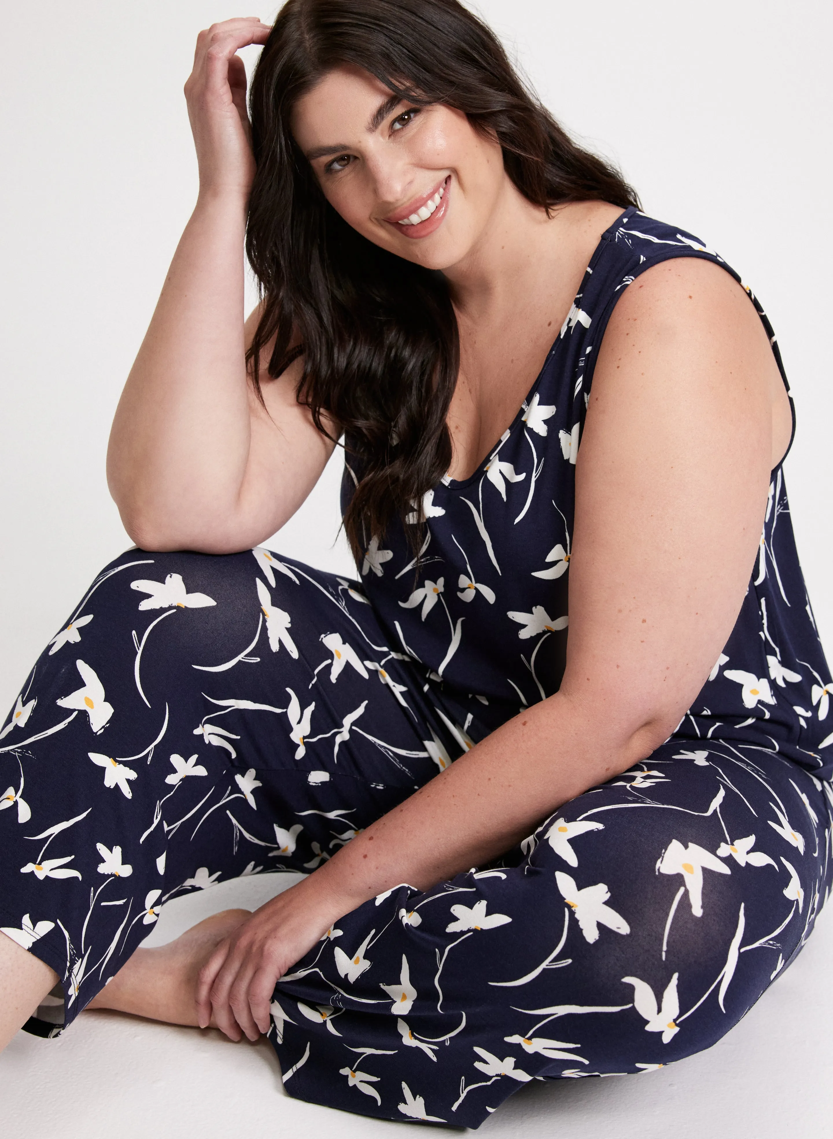 Floral Print Pyjama Set sold by Laura product image thumbnail 4