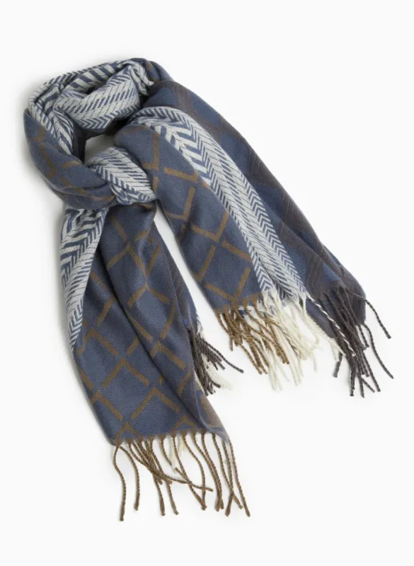 Patchwork Print Scarf sold by Laura