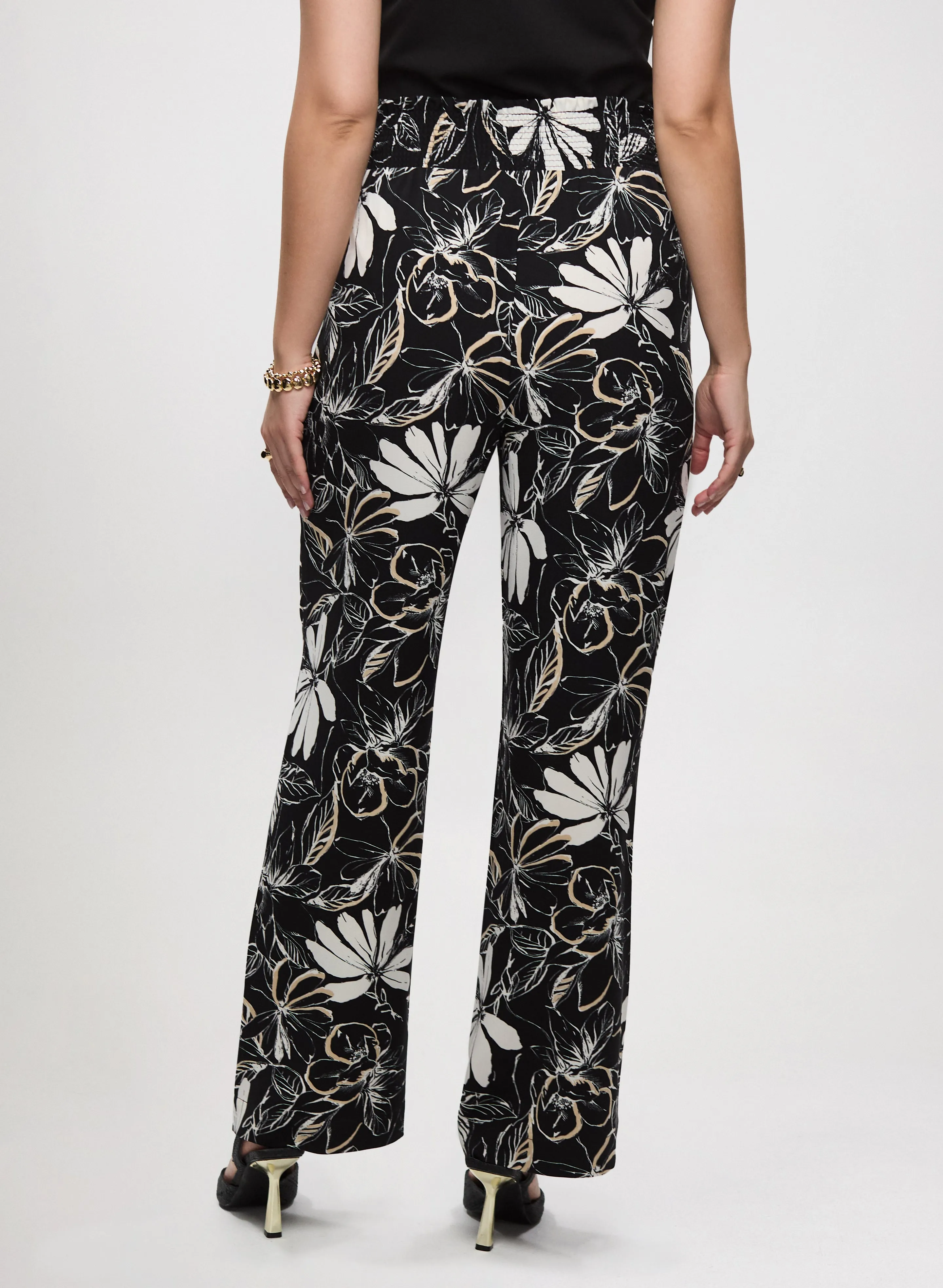 Crepe Floral Wide Leg Pants sold by Laura product image thumbnail 2