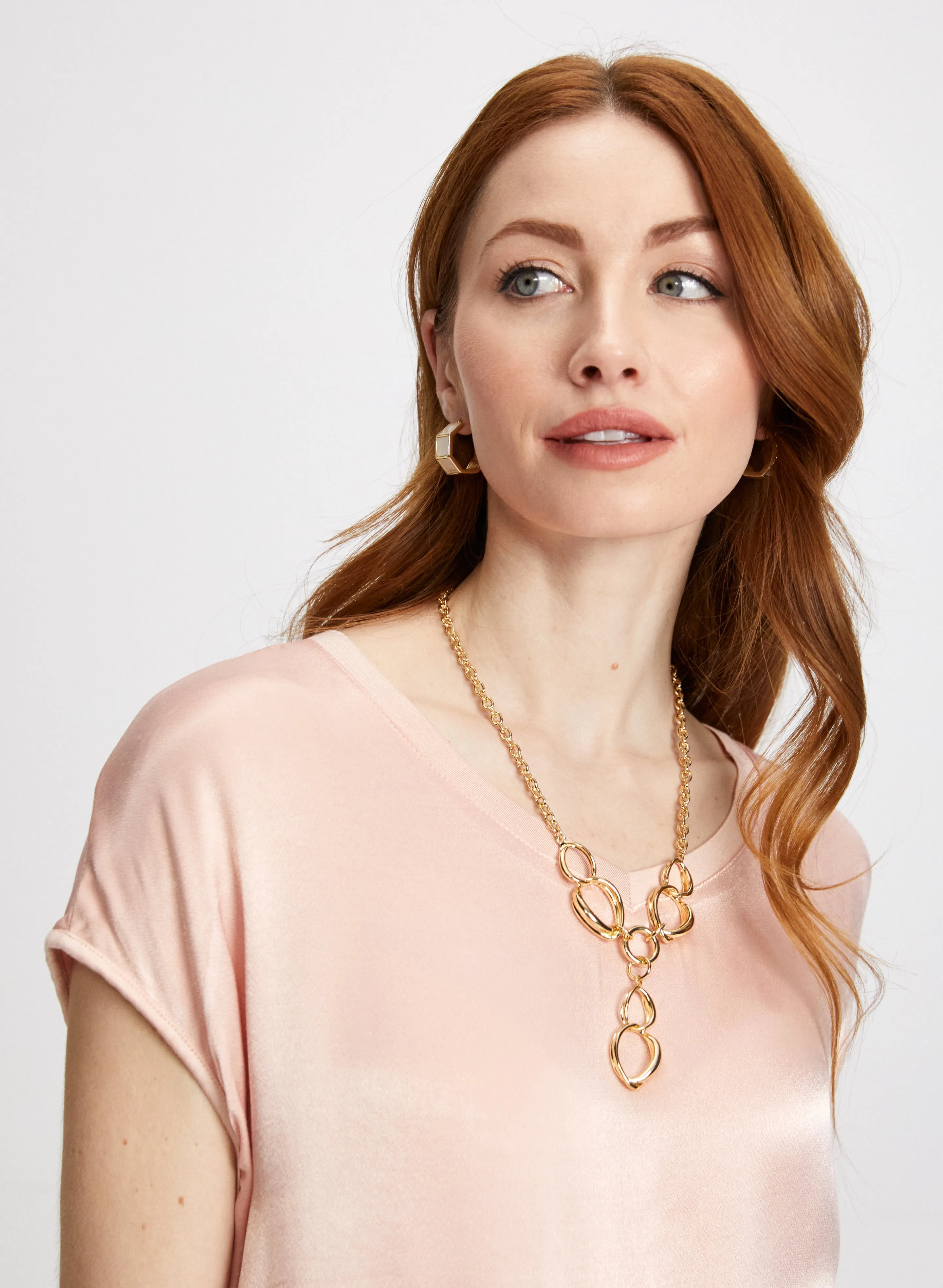 Short Sleeve Satin Blouse sold by Laura product image thumbnail 2