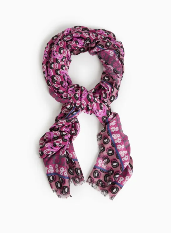 Geometric Print Scarf sold by Laura