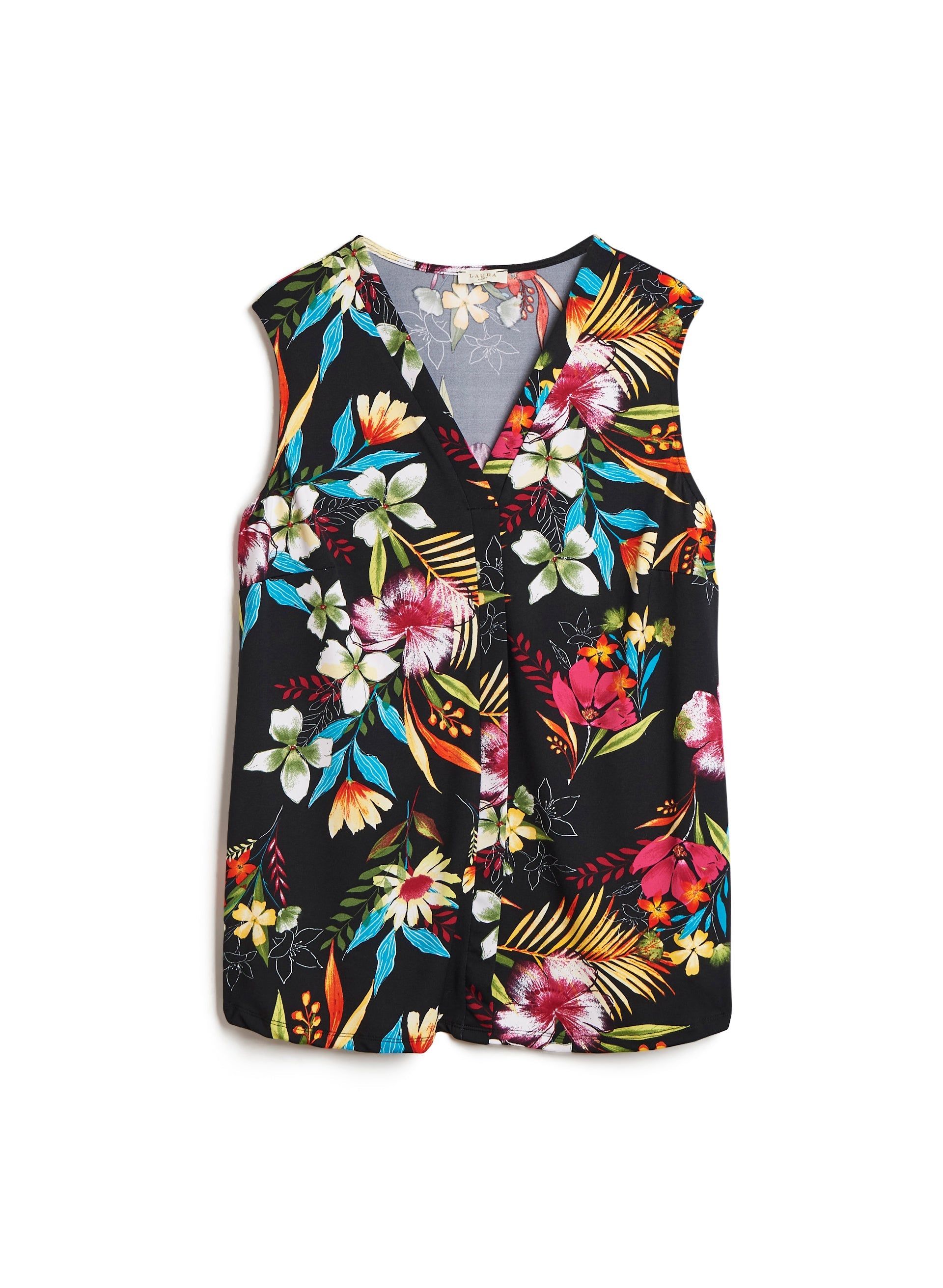 Floral Print Sleeveless Top sold by Laura product image thumbnail 5