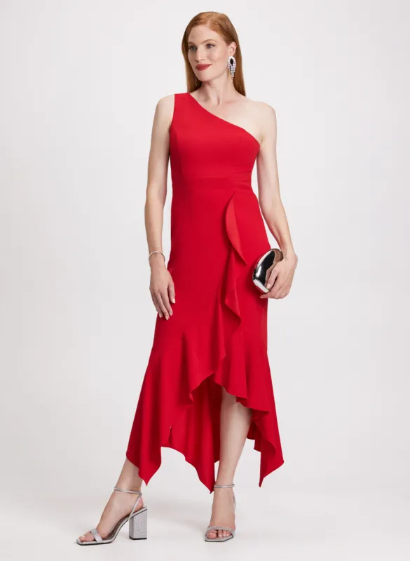 Asymmetrical Hem Evening Dress sold by Laura