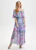 Off-the-Shoulder Floral Print Dress sold by Laura