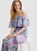 Off-the-Shoulder Floral Print Dress sold by Laura