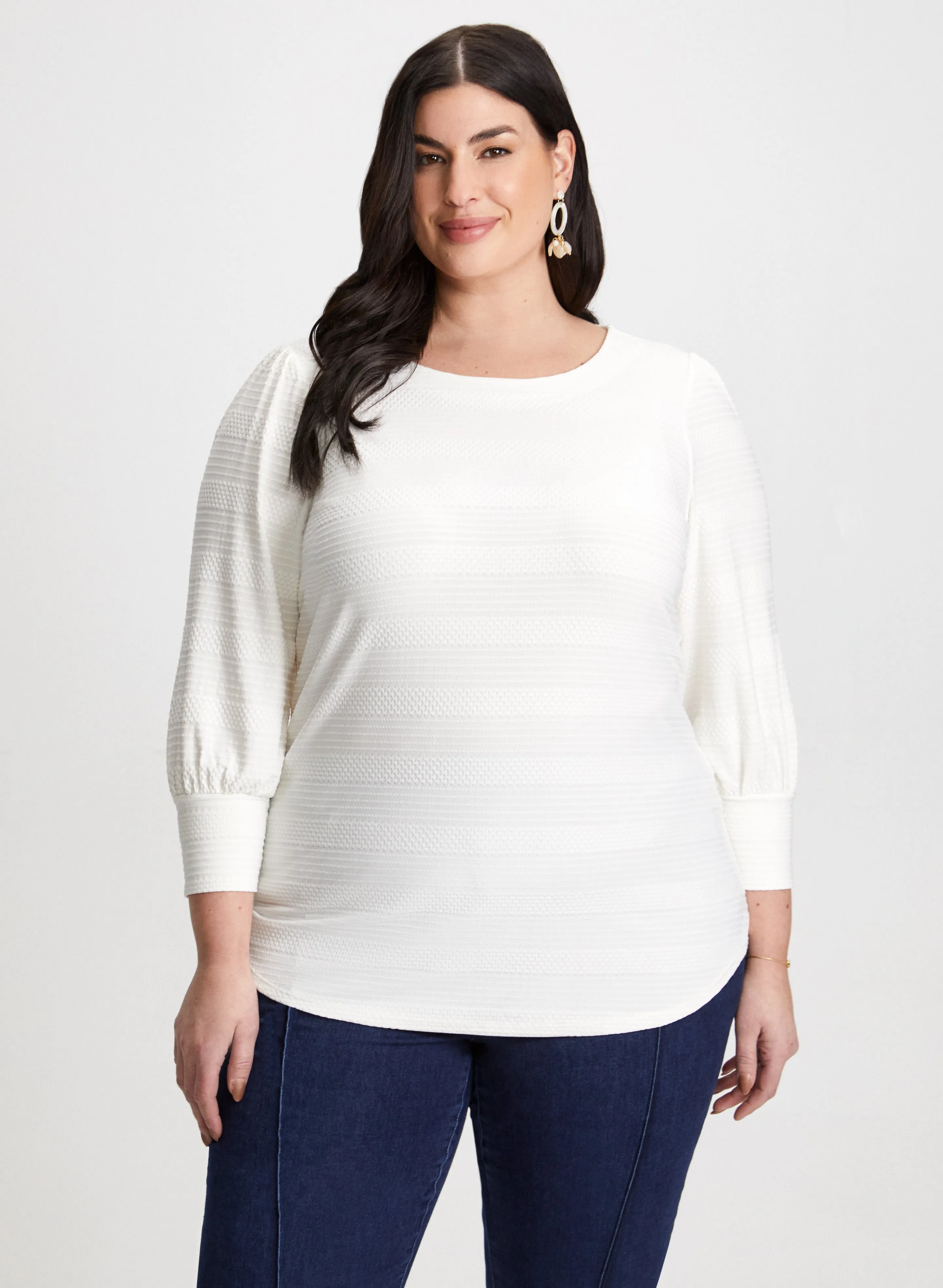 Striped Jacquard Top sold by Laura product image thumbnail 2