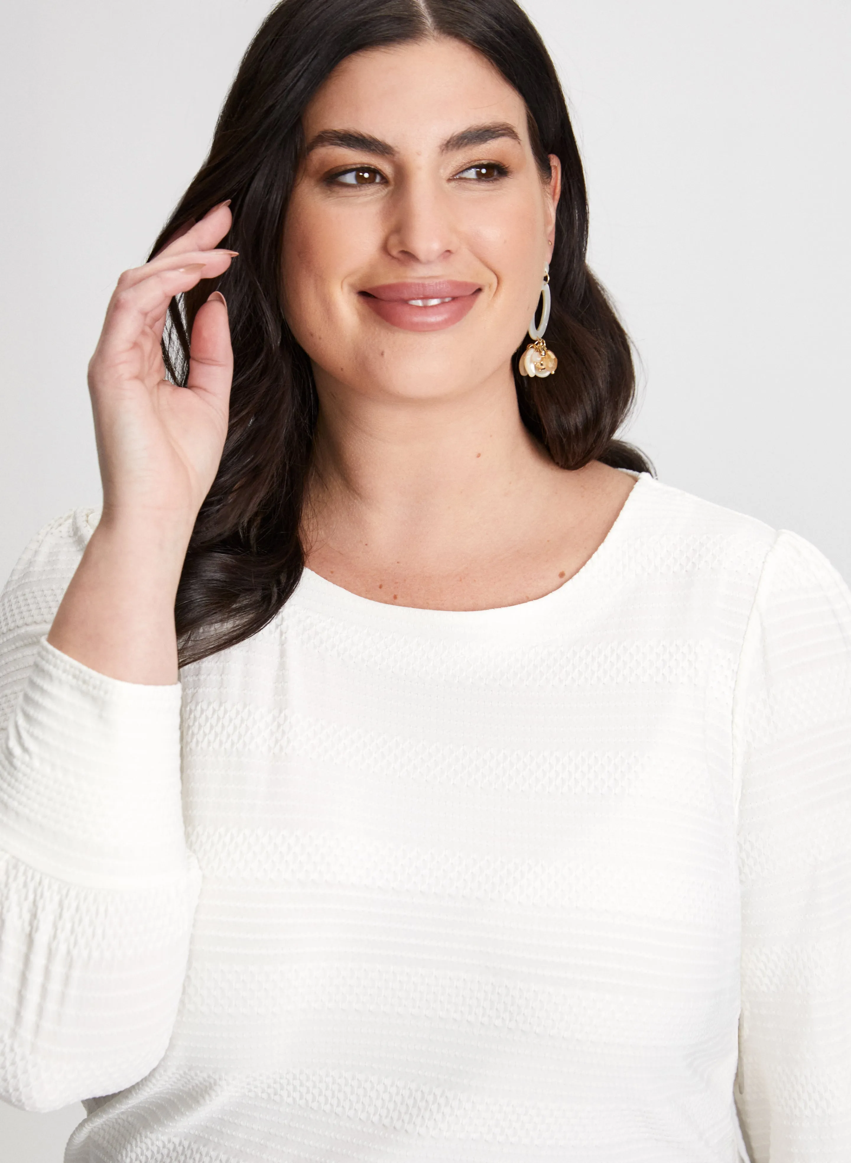 Striped Jacquard Top sold by Laura product image thumbnail 5