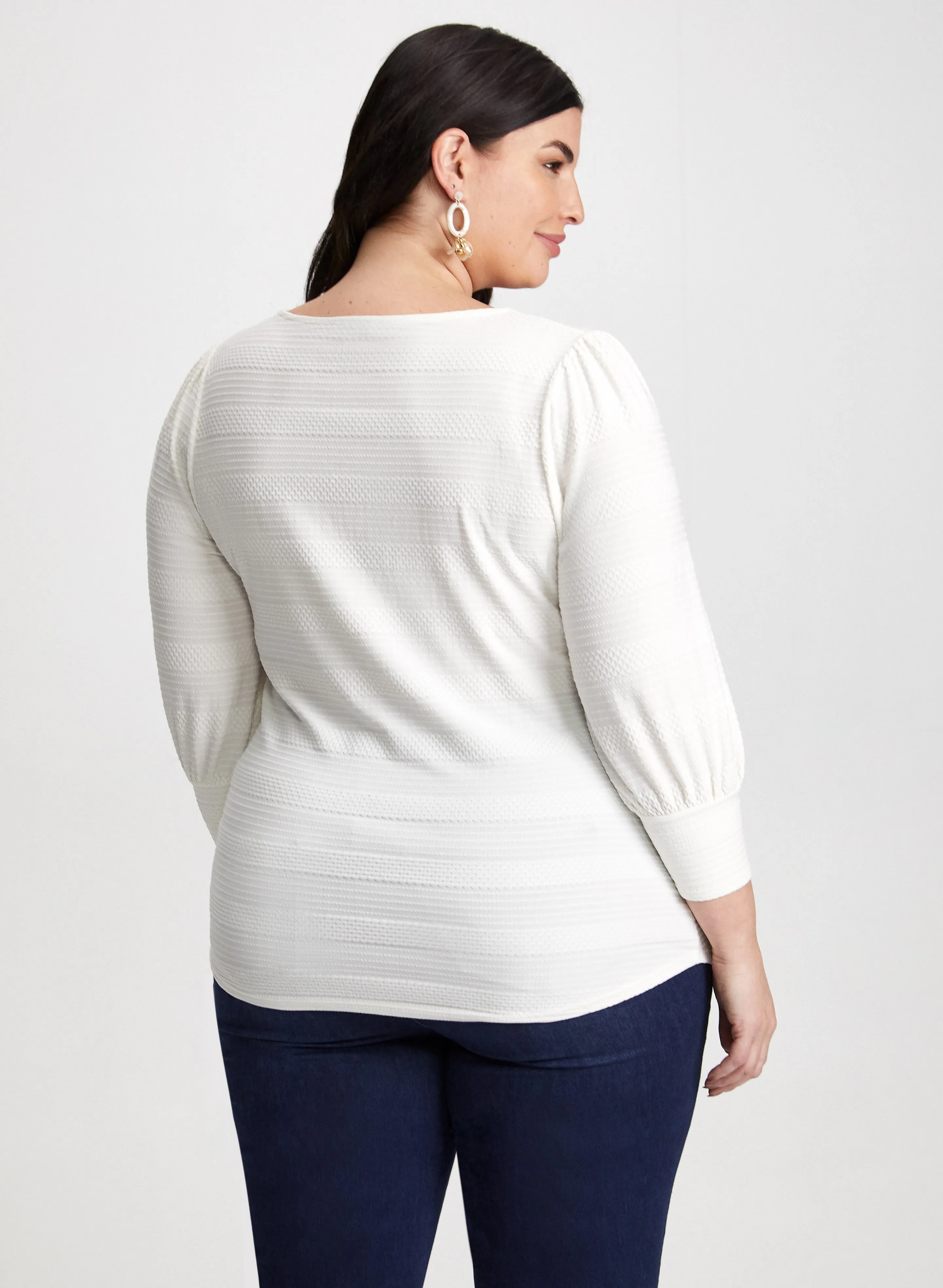 Striped Jacquard Top sold by Laura product image thumbnail 3