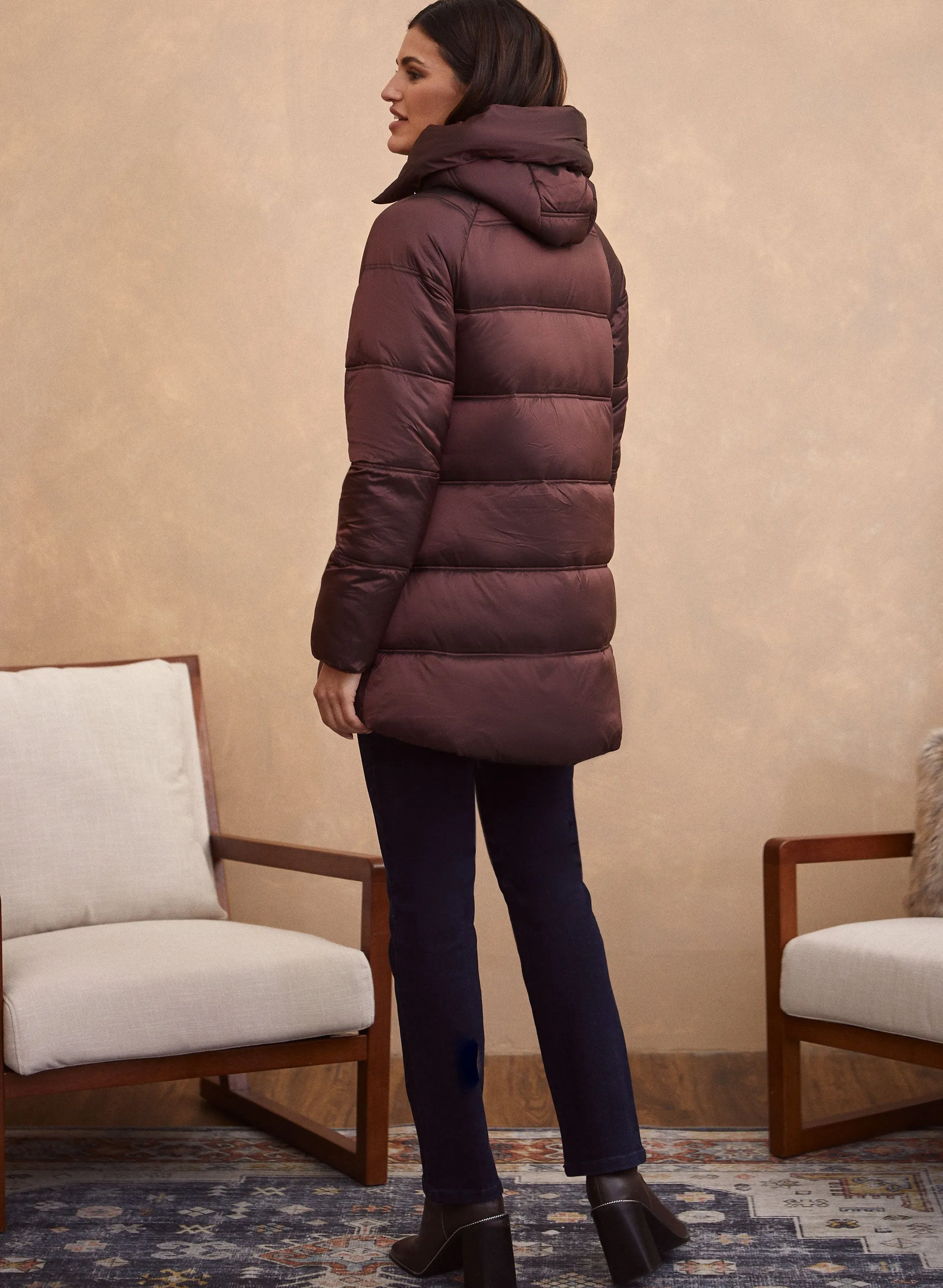 Recycled Vegan Down Coat sold by Laura product image thumbnail 3