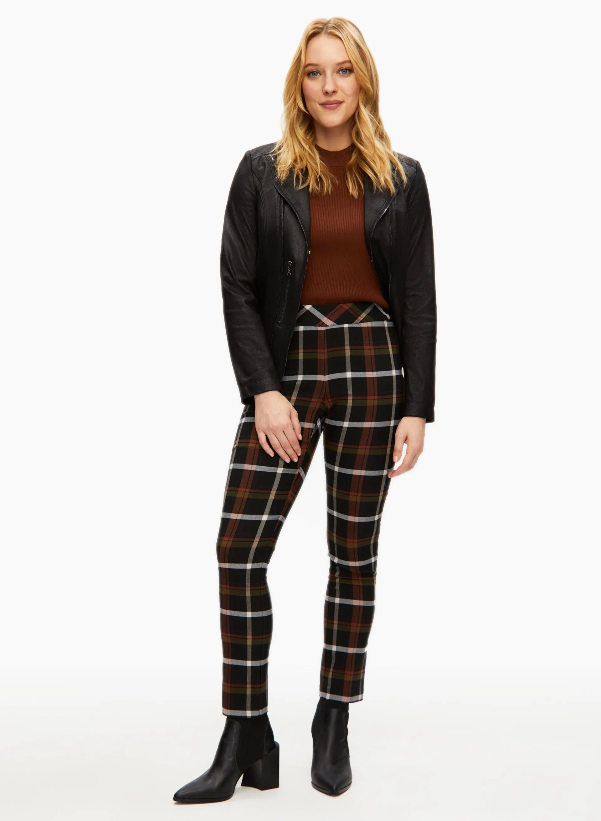 Charlie B - Plaid Print Pull-On Pants sold by Laura product image thumbnail 2