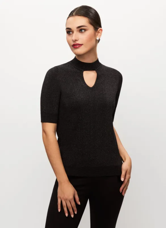 Rhinestone Embellished Sweater sold by Laura