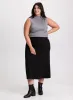 Panel Insert Midi Skirt sold by Laura