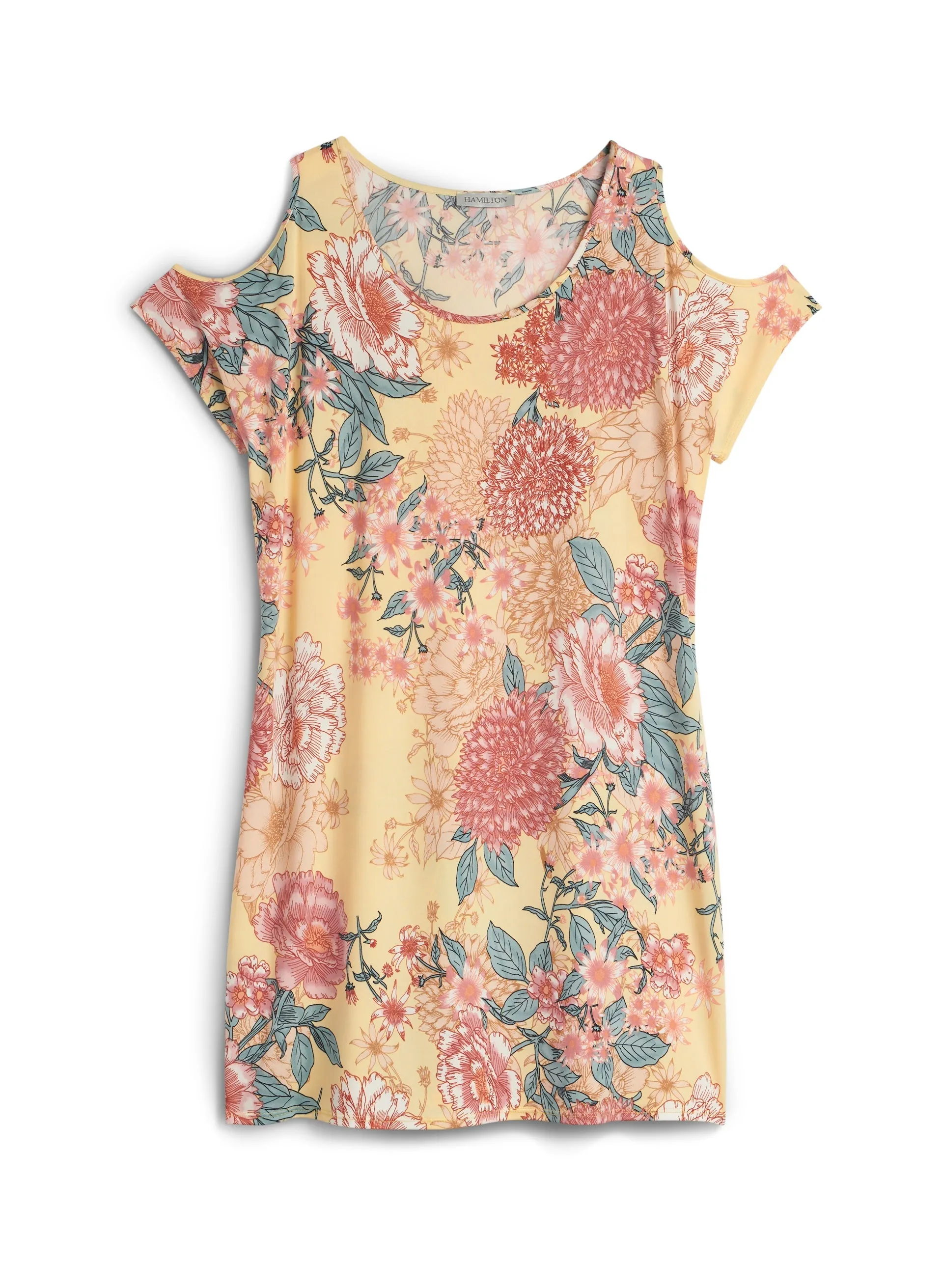 Floral Print Cold Shoulder Sleepshirt sold by Laura product image thumbnail 5