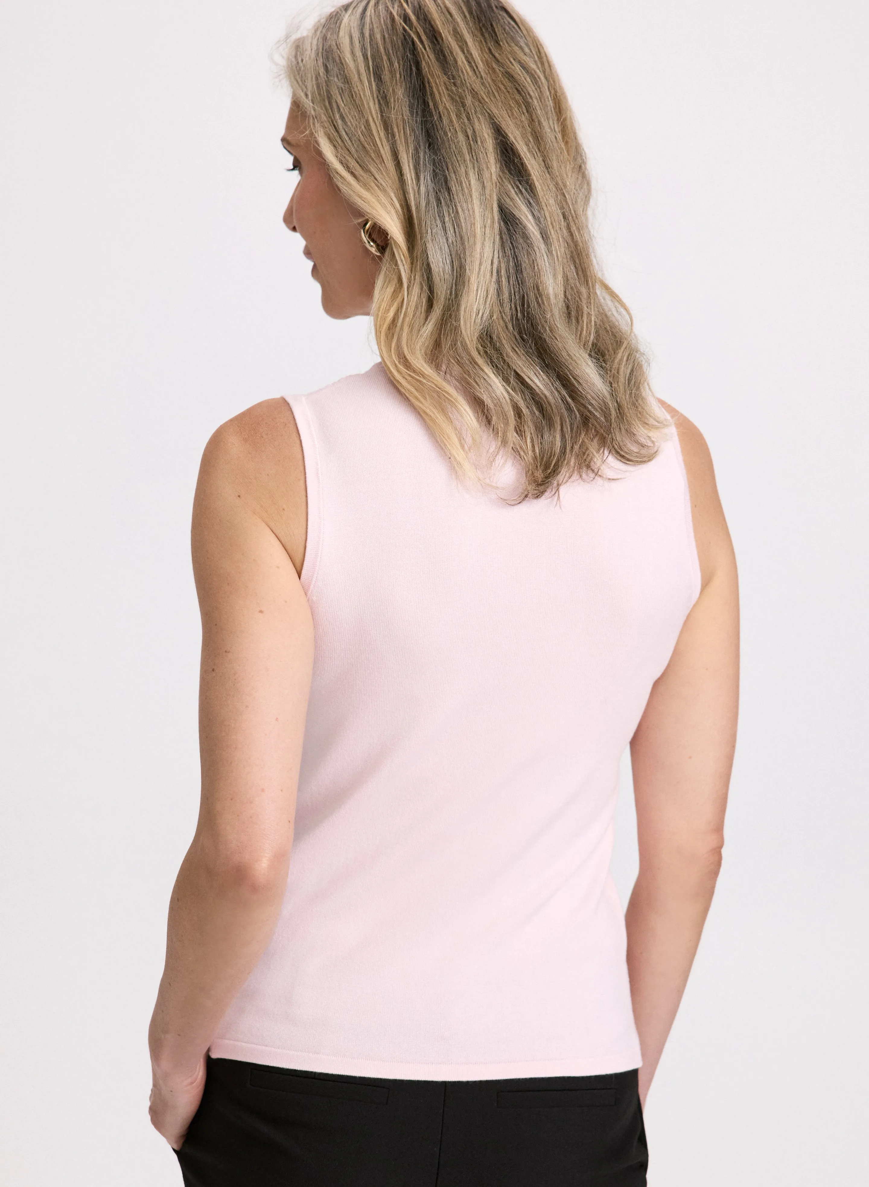 Essential Mock Neck Tank Top sold by Laura product image thumbnail 3