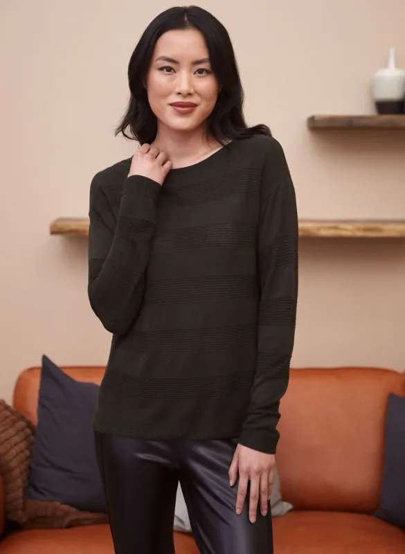 Ottoman Striped Sweater sold by Laura