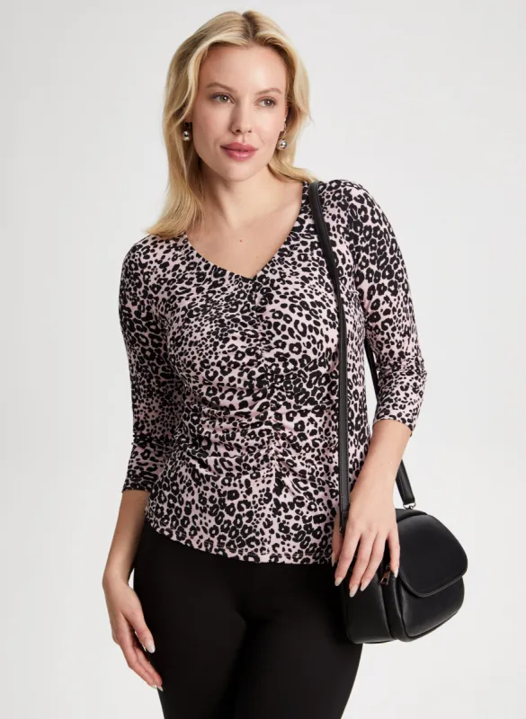 Animal Print Top sold by Laura