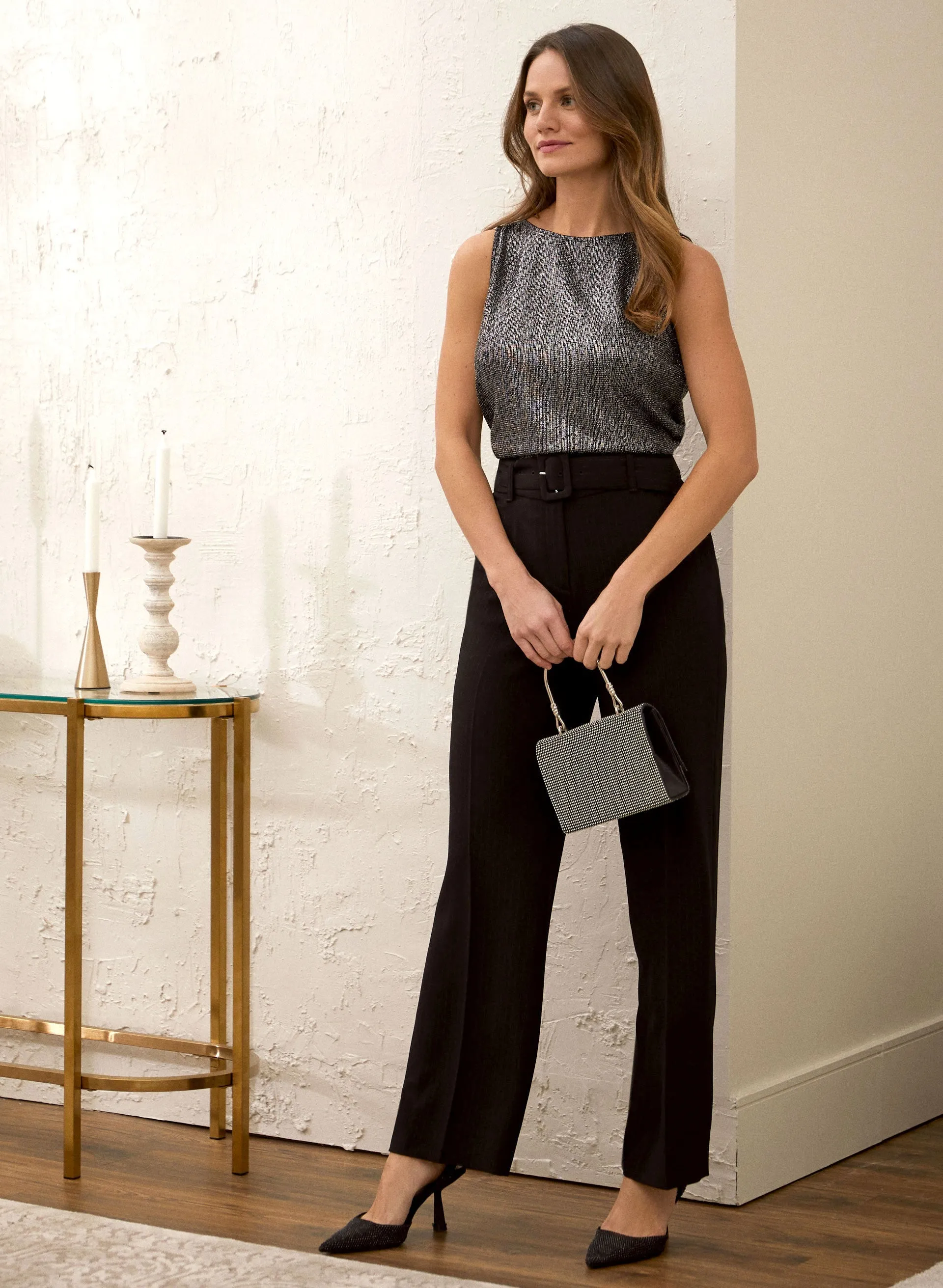 Sleeveless Shimmer Top sold by Laura product image thumbnail 4