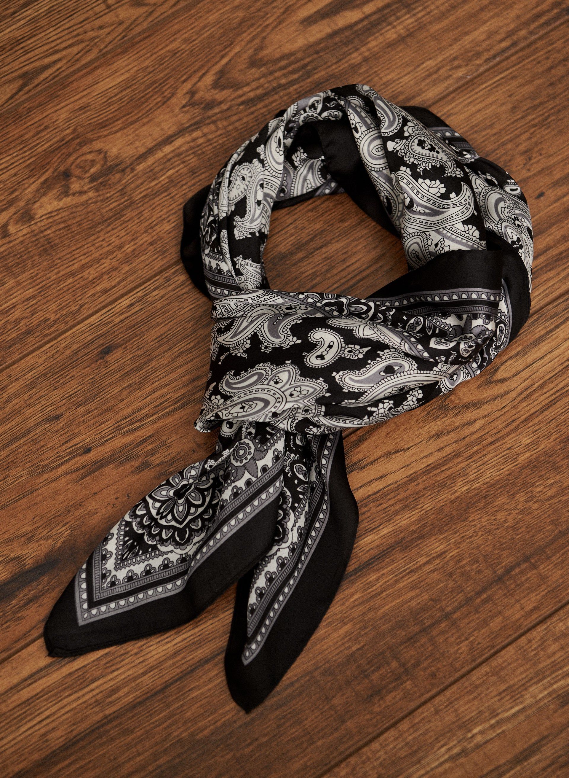 Paisley Square Lightweight Scarf sold by Laura