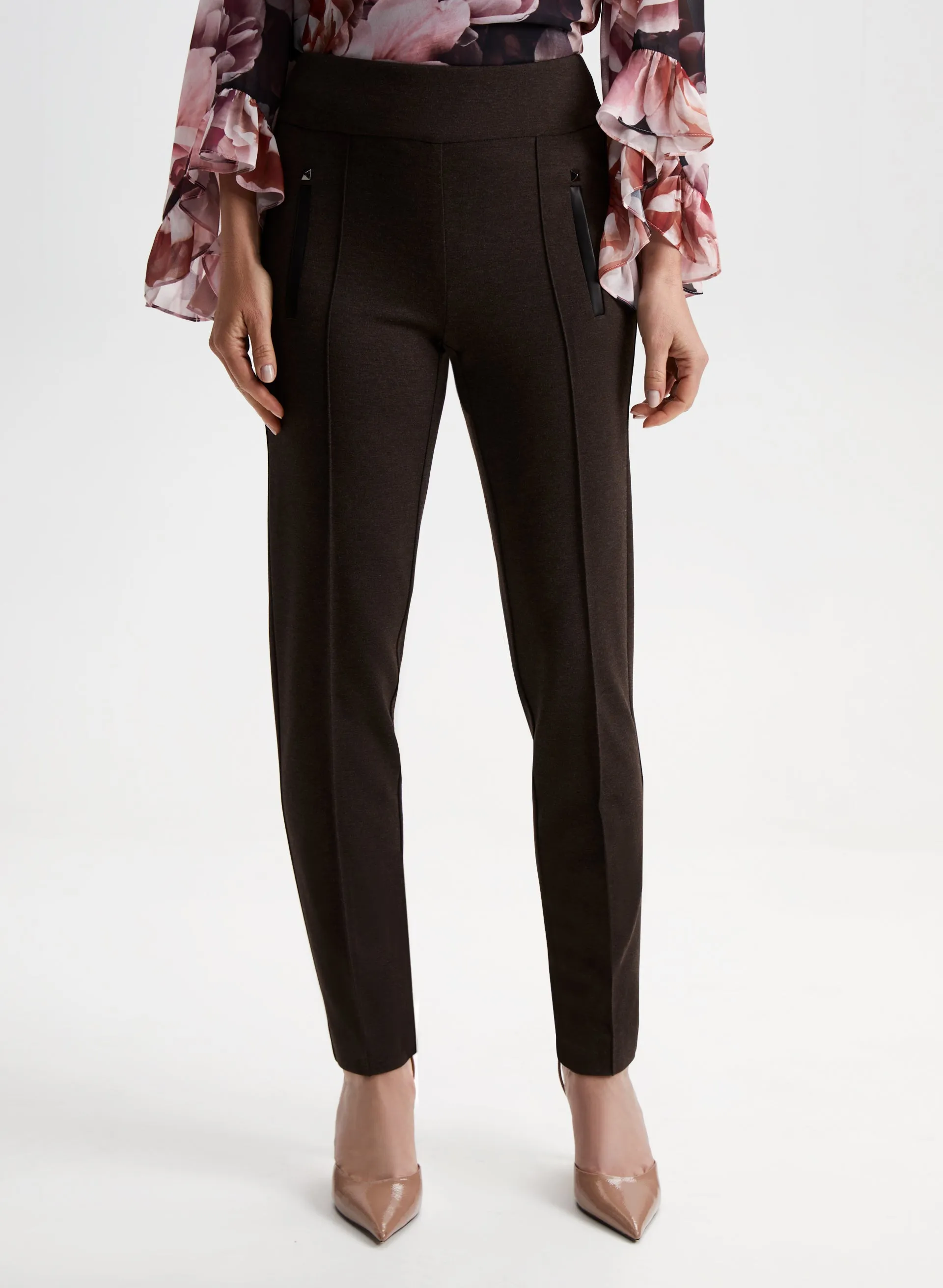 Sofia Pull-On Slim Leg Pants - Tall sold by Laura
