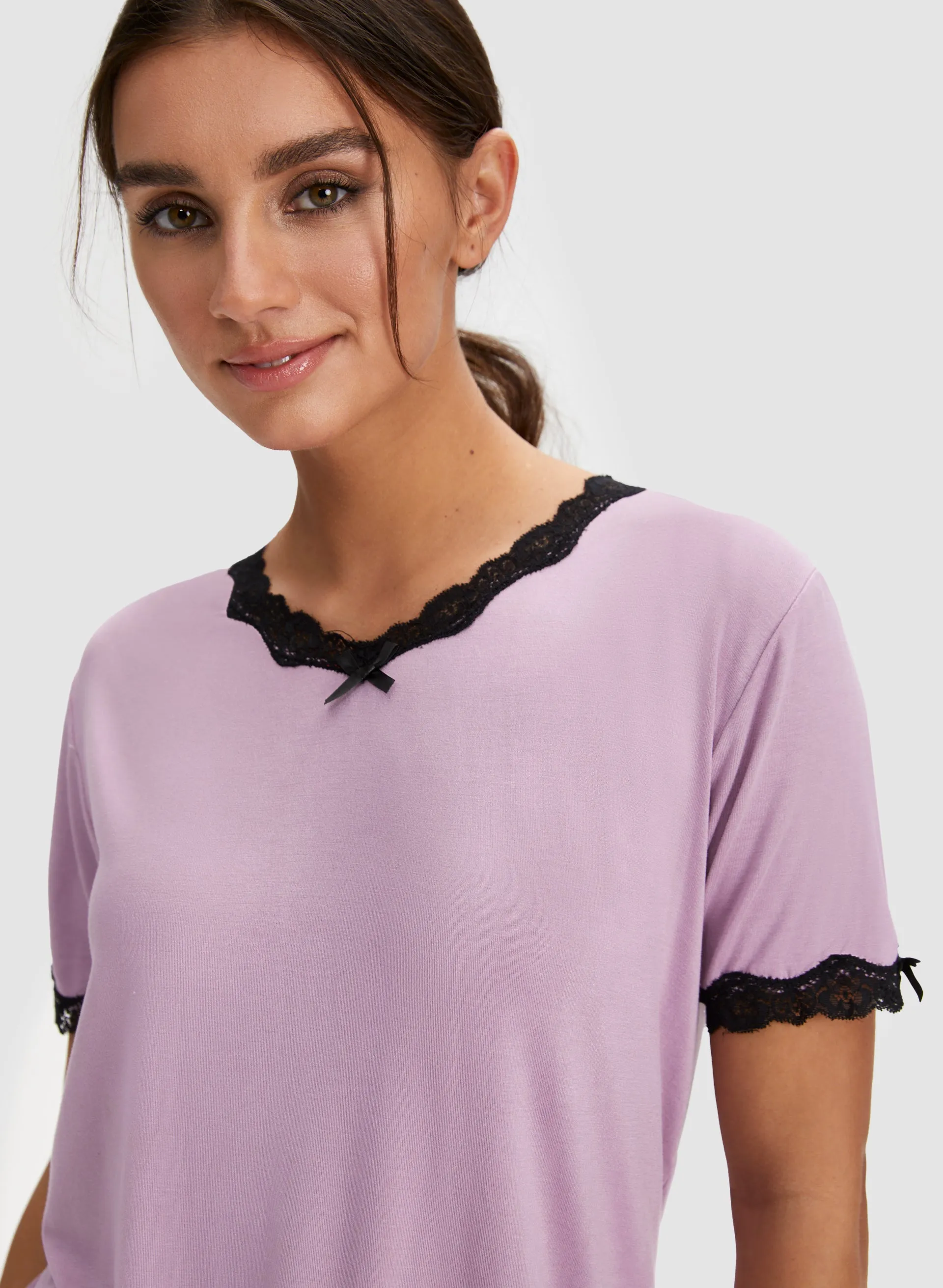 Lace Trim Pyjama Set sold by Laura product image thumbnail 5