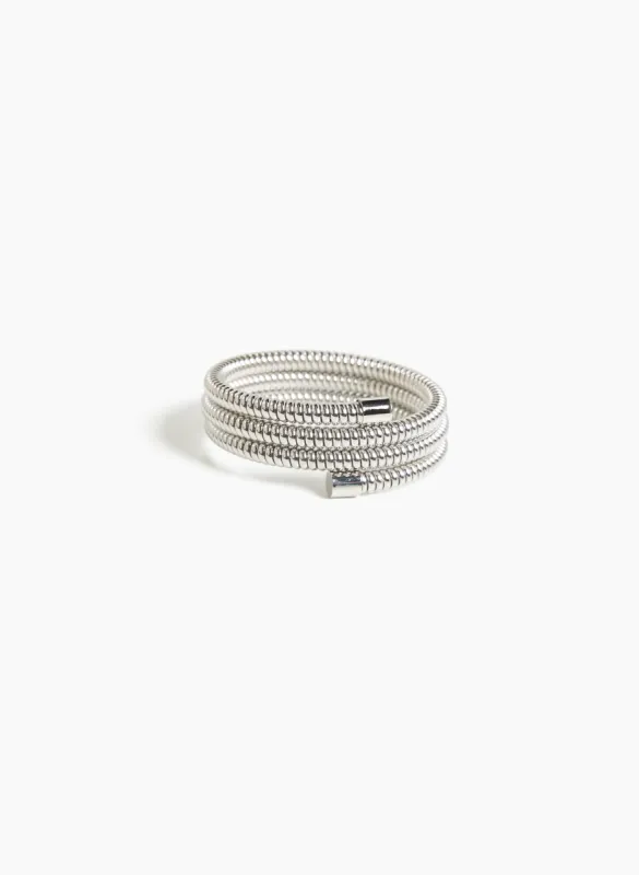 Textured Metal Spiral Bracelet sold by Laura
