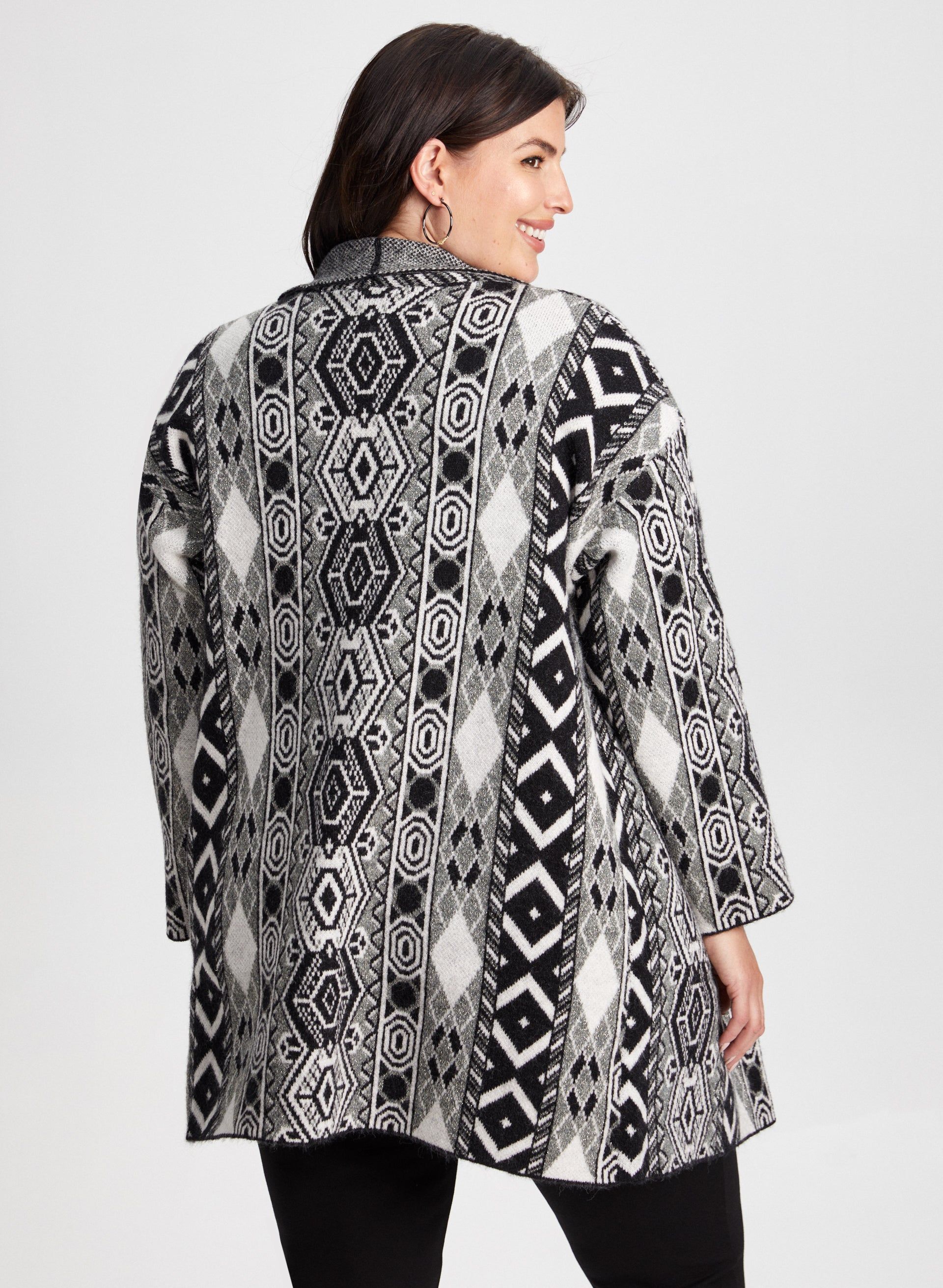 Geometric Print Cardigan sold by Laura product image thumbnail 2