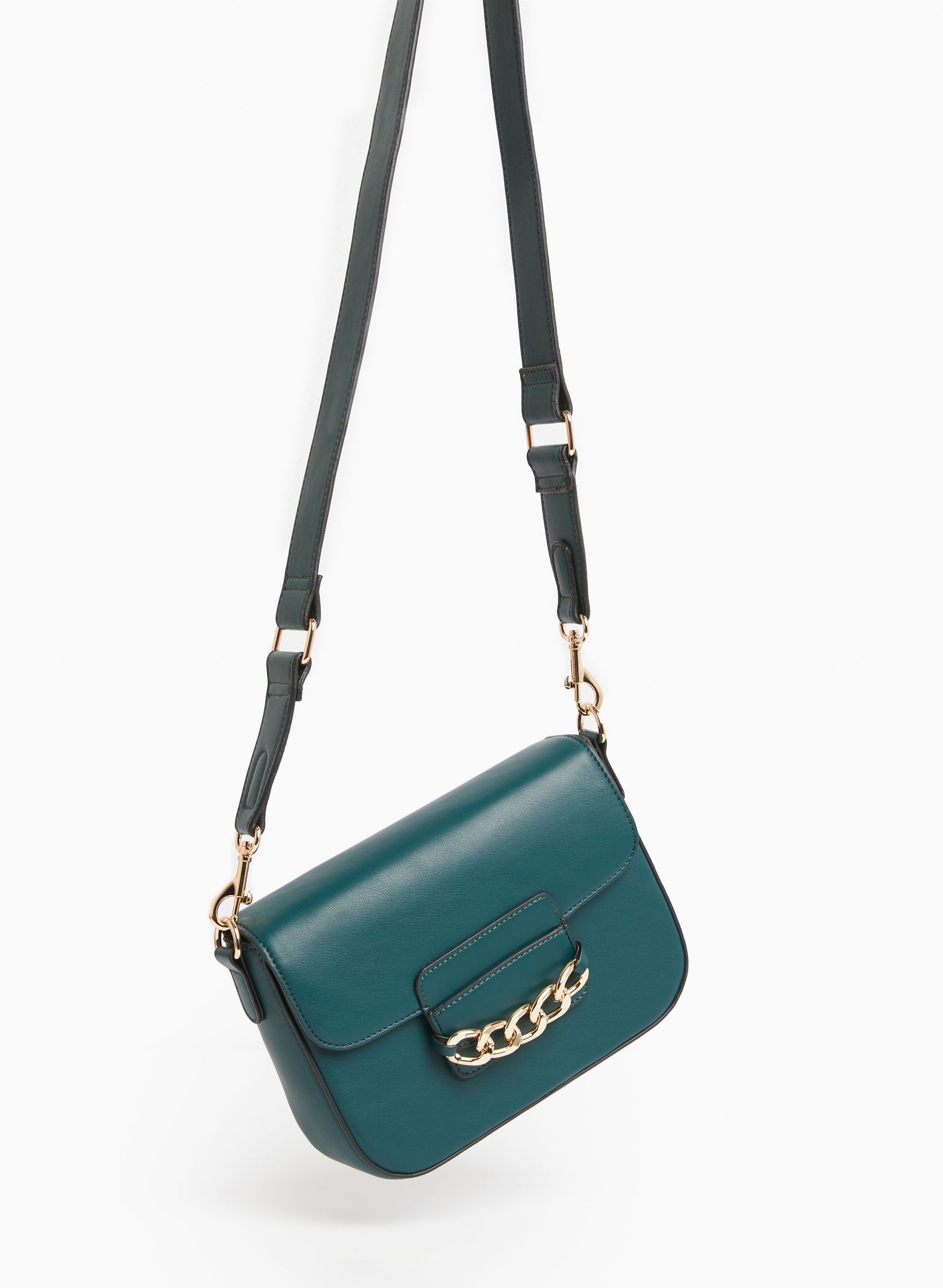 Chain Detail Saddle Bag sold by Laura